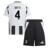 Juventus Federico Gatti #4 Heimtrikot 2024-25 Kurzarm (+ kurze hosen)